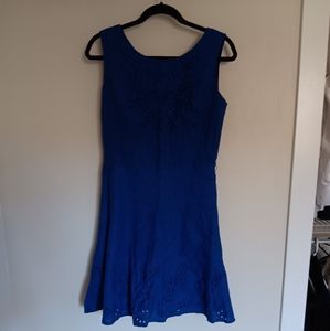 Blue Linen Dress